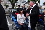 2011 Lourdes Pilgrimage - Archbishop Dolan with Malades (250/267)